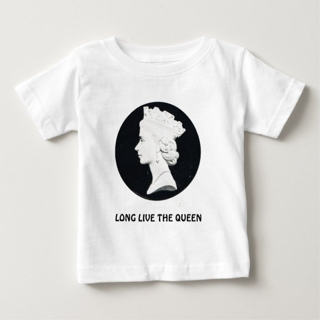 Königin Elizabeth II, leben lang die Königin Baby T-shirt (Vorderseite)