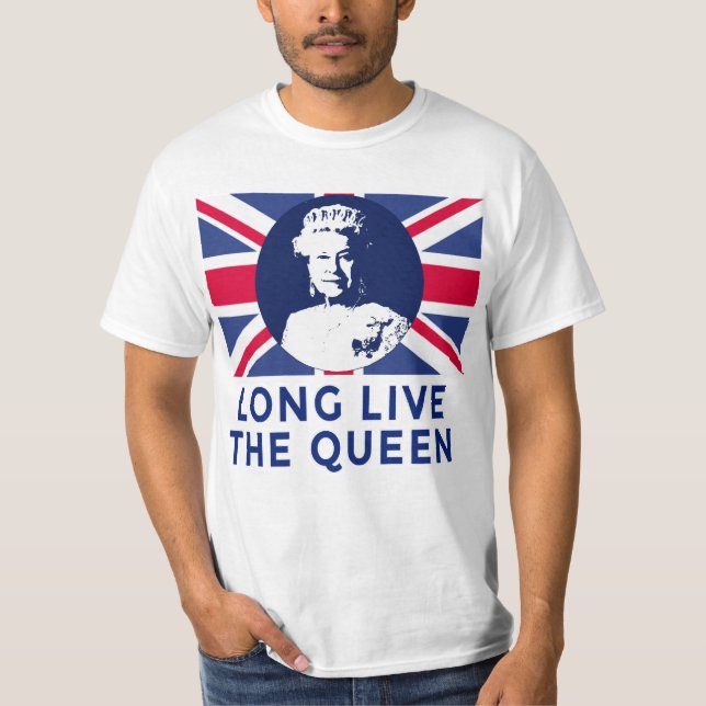 Königin Elizabeth II leben lang die Königin T-Shirt (Vorderseite)