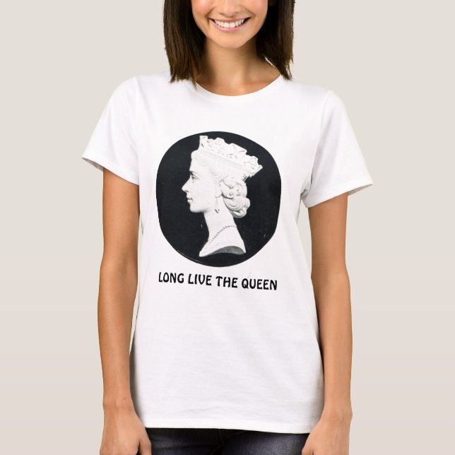 Königin Elizabeth II, leben lang die Königin T-Shirt (Vorderseite)