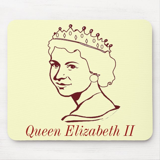 Königin Elizabeth II Mousepad (Vorne)
