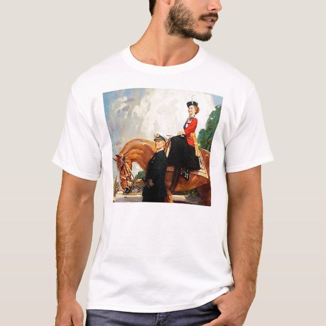 Königin Elizabeth II T-Shirt (Vorderseite)