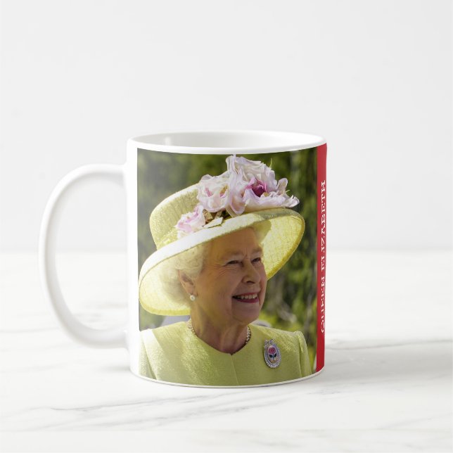 Königin Elizabeth von England Kaffeetasse (Links)