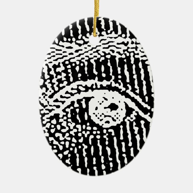 Königin Elizabeth's Eyes Keramikornament (Vorne)