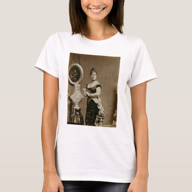 Königin Emma (1836-85) (Sepia-Foto) T-Shirt (Vorderseite)