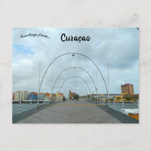 Königin-Emma-Brücke Willemstad Curaçao Postkarte