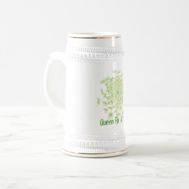 Königin für einen Tag Bierglas (Vorderseite Links)
