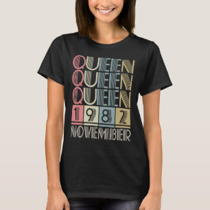 Königin geboren im NOVEMBER 1982 T-Shirt
