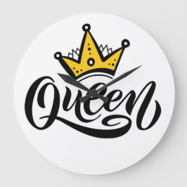 Königin Große Wanduhr