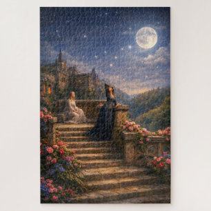 Königin Guinevere betrachtet die Sterne Puzzle