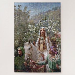 Königin Guineveres Maifeiertag (von John Collier) Puzzle