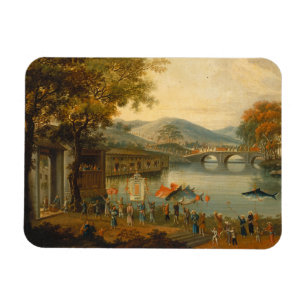 Königin Henrietta Maria mit Sir Jeffrey der Magnet