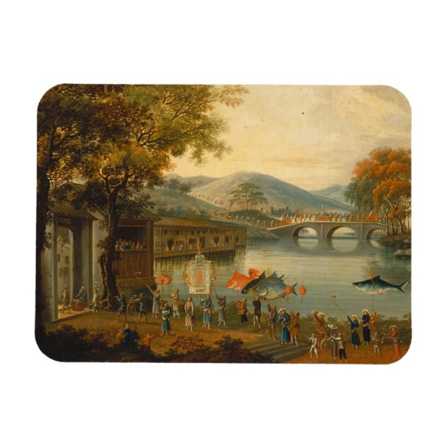 Königin Henrietta Maria mit Sir Jeffrey Hudson, Magnet (Horizontal)