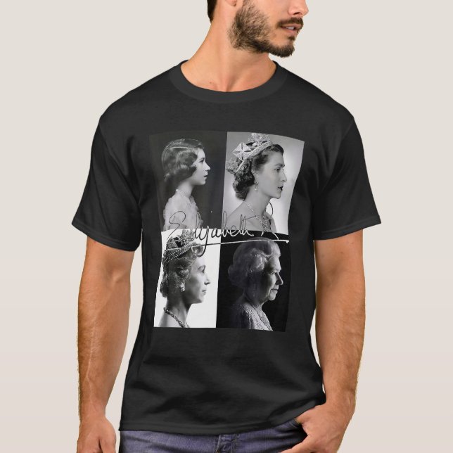 Königin II - Elisabeth England - Königin von Engla T-Shirt (Vorderseite)