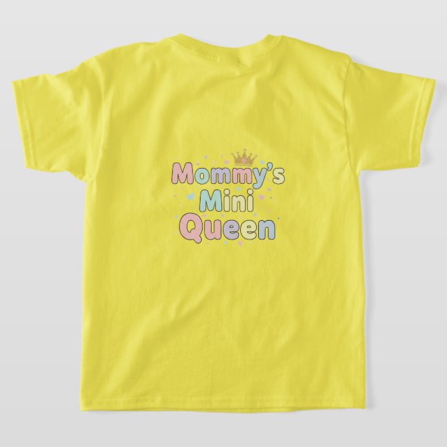 Königin in Gelb T-Shirt (AblageHinten)