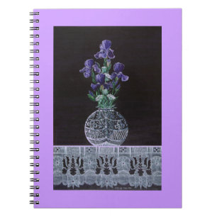 Königin Iris Spitze Notizblock