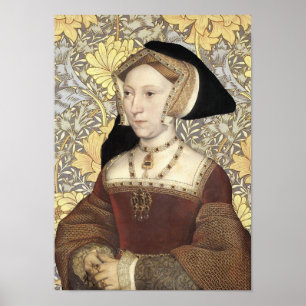 Königin Jane Seymour von England-Porträt Poster