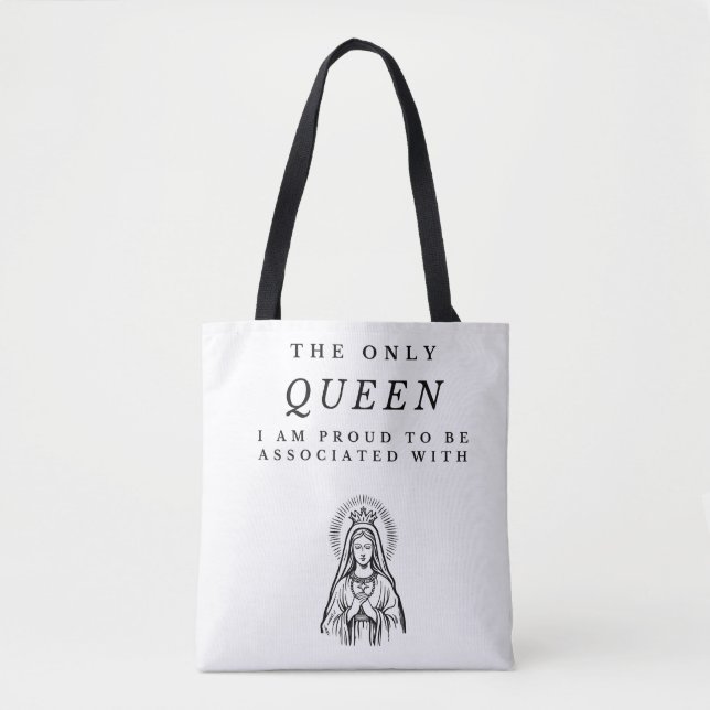 Königin Jungfrau Mary Pride Tote Bag (Vorderseite)