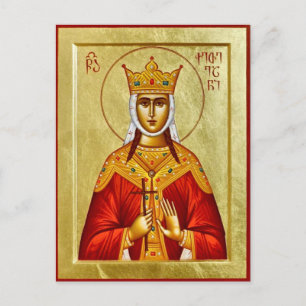 Königin Ketevan-Orthodoxe Icon Postkarte