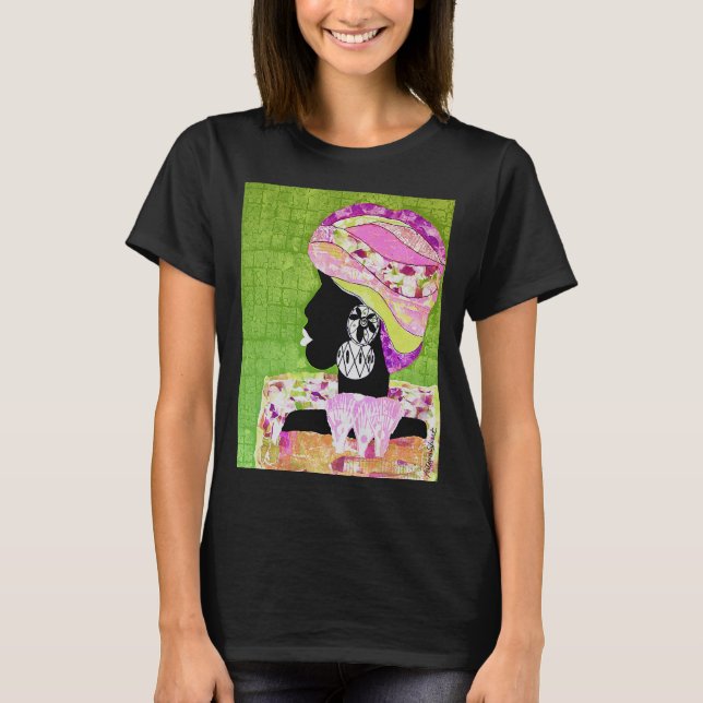 Königin-kluge Frau T-Shirt (Vorderseite)