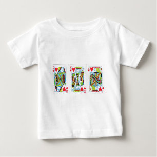 Königin, König, Jack des Herzens Baby T-shirt