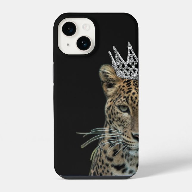 KÖNIGIN LEOPARD iPhone HÜLLE (Rückseite)