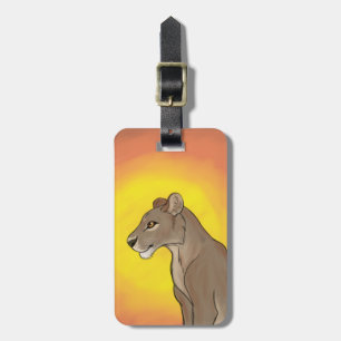 Königin Lioness Gepäckanhänger