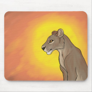 Königin Lioness Mousepad