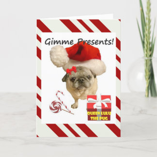 Königin Lulu Weihnachtskarte! Feiertagskarte