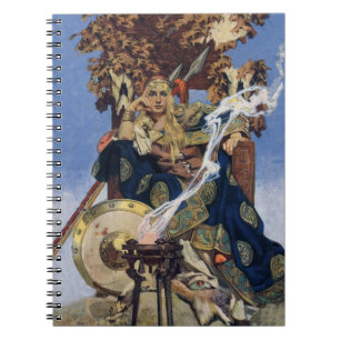 Königin Maeve Kriegerprinzessin Fantasy-Kunst Notizblock