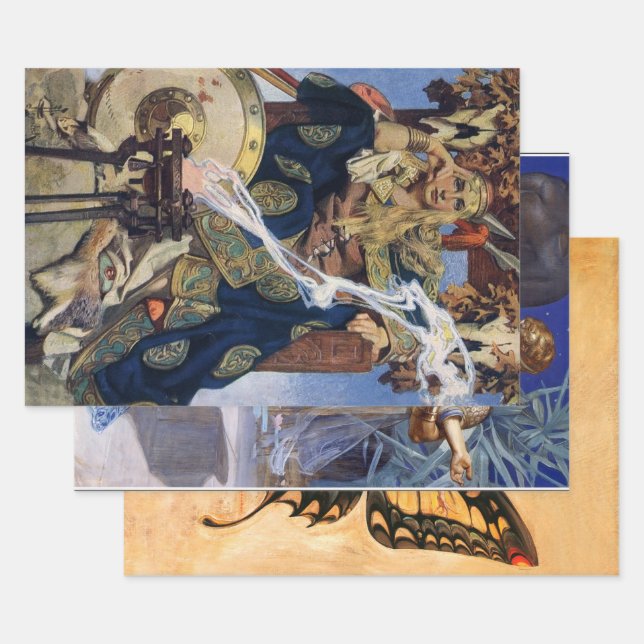 Königin Maeve Warrior Princess Fantasy Art Geschenkpapier Set (Set)