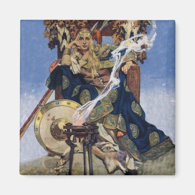 Königin Maeve Warrior Princess Fantasy Art Magnet (Vorne)