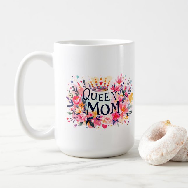 Königin Mama  Kaffeetasse (Mit Donut)