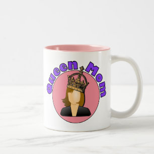Königin-Mama-Rosa-Tasse Zweifarbige Tasse