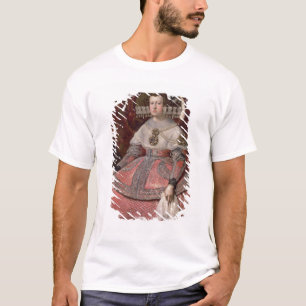 Königin Maria Anna von Spanien in einem roten T-Shirt