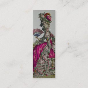Königin Marie Antoinette ~ Business Card Slim Mini Visitenkarte