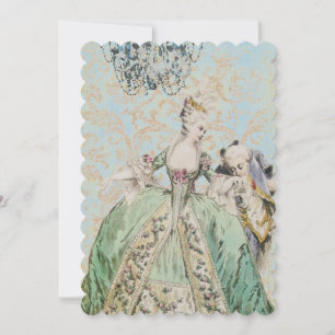 Königin Marie Antoinette - Einladungen / Zu- oder 