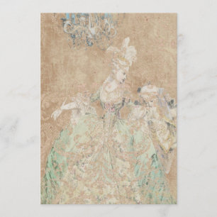 Königin Marie Antoinette - Einladungen / Zu- oder