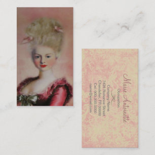 Königin Marie Antoinette ~ Visitenkarte