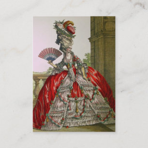 Königin Marie Antoinette ~ Visitenkarte Groß