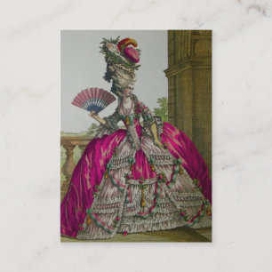 Königin Marie Antoinette (Weitere Optionen) - Visitenkarte