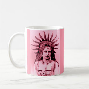 Königin Marie von Rumänien als der Sun-Königin - Kaffeetasse