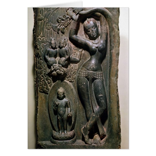 Königin-Maya, der dem zukünftigen Buddha entbindet (Vorne)