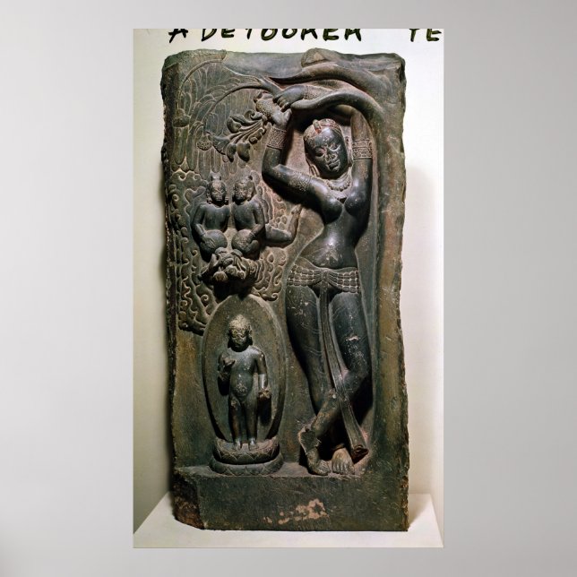 Königin Maya, die den künftigen Buddha zur Welt br Poster (Vorne)