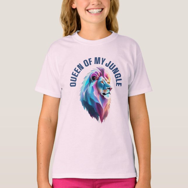 "Königin meines Dschungels" T-Shirt (Vorderseite)