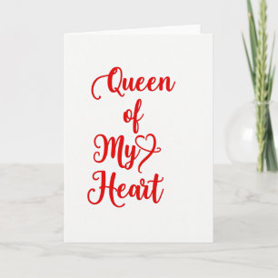Königin Meines Herzens Tolles Geschenk Karte