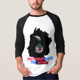 KÖNIGIN MIT KOPF: BRITANNIA REGELT DIE WELLEN T-Shirt