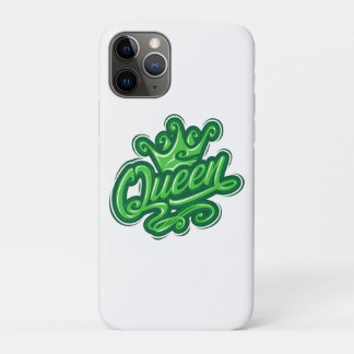 Königin mit Krone, Typografie-Design Case-Mate iPhone Hülle