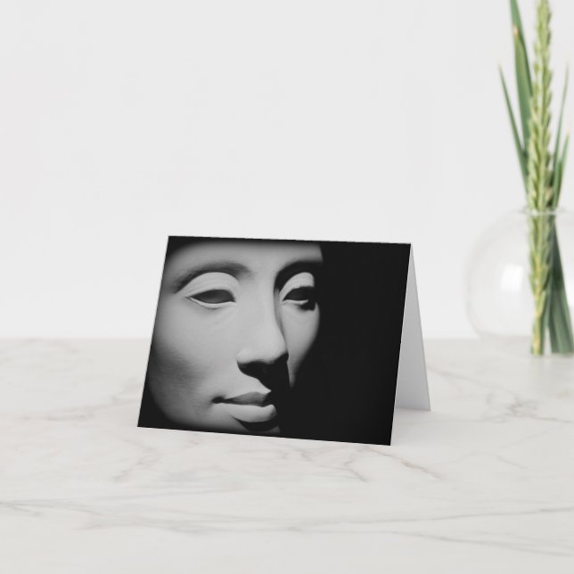 Königin Nefertiti, die Frauen sehen sich benutzerd Karte (Vorderseite)