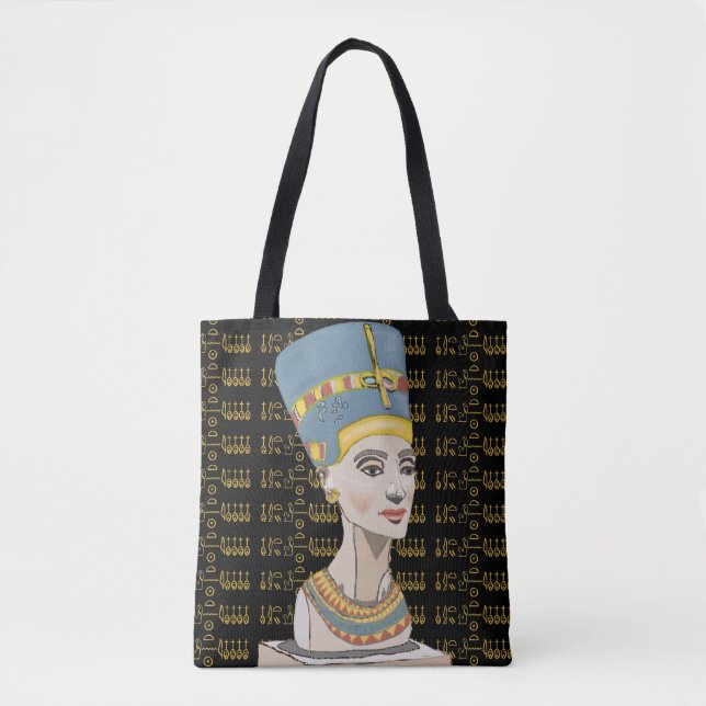 Königin Nefertiti mit Cartouche (Vorderseite)
