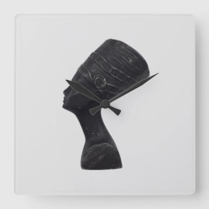 Königin Nefertiti Quadratische Wanduhr